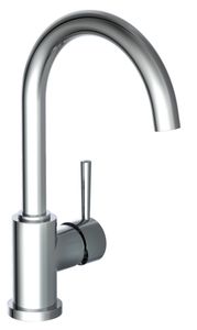 Schutte UNICORN ééngreepsmengkraan keuken met ronde uitloop | chroom
 33755