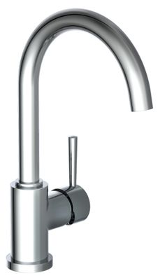 Schutte UNICORN ééngreepsmengkraan keuken met ronde uitloop | chroom
 33755