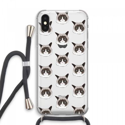 It's a Purrr Case: iPhone XS Max Transparant Hoesje met koord