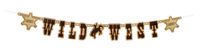 Letterbanner Wild West 110cm