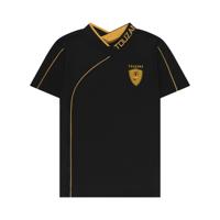 Touzani zomer voetbal shirt jongens - zwart - Kohaku