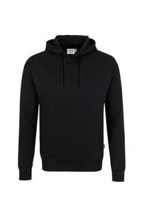 Hakro 560 Hooded sweatshirt organic cotton GOTS - Black - XS