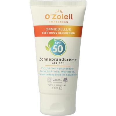 O&apos;Zoleil Zonnebrandcreme gezicht SPF50