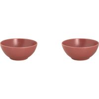 Mammoet Schaal Spirit 15 cm 51 cl Rood Stoneware 2 stuks - thumbnail