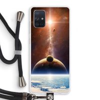 Omicron 2019: Samsung Galaxy A71 Transparant Hoesje met koord