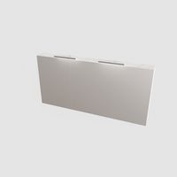 Spiegelkast BWS Valencia 150x70x16 cm met Twee Deuren Carrara Mat - thumbnail