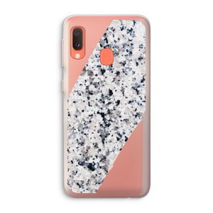 Gespikkelde marmer: Samsung Galaxy A20e Transparant Hoesje