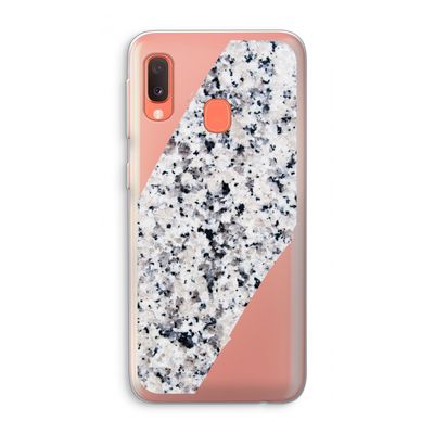 Gespikkelde marmer: Samsung Galaxy A20e Transparant Hoesje