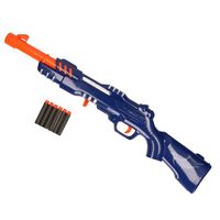 Kinder politie speelgoed geweer shotgun politie met 6 foam pijlen 63 cm   - - thumbnail