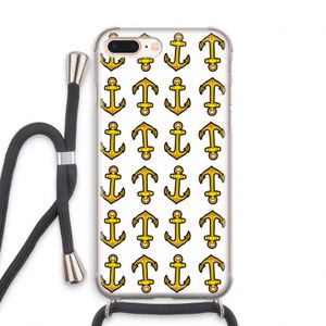Musketon Anchor: iPhone 8 Plus Transparant Hoesje met koord