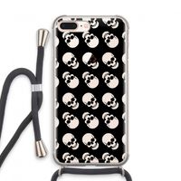 Musketon Skulls: iPhone 8 Plus Transparant Hoesje met koord