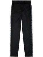 Diesel pantalon P-Oak-Dnm à coupe droite - Noir