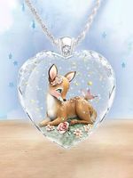 Kristal reekalf Halsketting - thumbnail