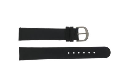 Horlogeband Danish Design IQ16Q672 / IQ13Q672 / IQ12Q993 / DD-20 Leder Zwart 20mm