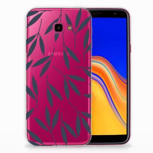 Samsung Galaxy J4 Plus (2018) TPU Case Leaves Blue