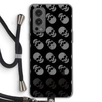 Musketon Skulls: OnePlus Nord 2 5G Transparant Hoesje met koord