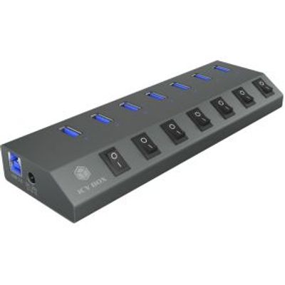 ICY BOX-HUB1701-C3 7 port USB 3.0 Type-A Hub