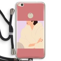Cosy: Huawei Ascend P8 Lite (2017) Transparant Hoesje met koord