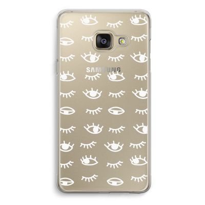 Eye pattern #3: Samsung A3 (2017) Transparant Hoesje
