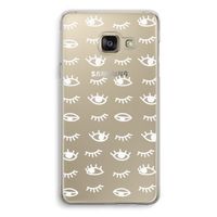 Eye pattern #3: Samsung A3 (2017) Transparant Hoesje