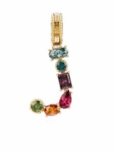 Dolce & Gabbana pendentif Rainbow Alaphabet en or 18ct orné de pierres variées