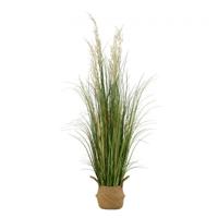 VEVOR Kunstgras Plant, 1194 mm Rietgras in Pot, Hoogwaardige PVC Kunstplant, Grasstruik, Struiken voor Huis, Tuin, Kantoor, Kamerdecoratie, Housewarming Party, 1 st., Groen - thumbnail