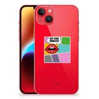 iPhone 14 Plus | Sillicone Back Cover | Popart Princess