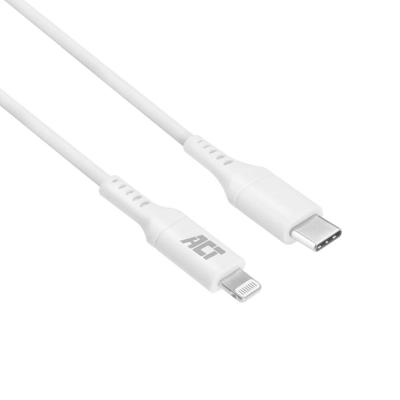 ACT USB-C naar Lightning 2m wit ACT USB-C naar Lightning 2m wit