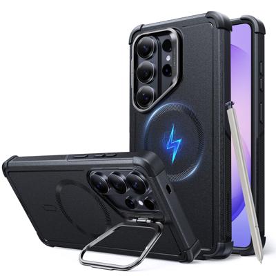 Galaxy S26 Ultra Cyber Tough Magnetic Case (Stash Stand) - Black Galaxy S26 Ultra Cyber Tough Magnetic Case (Stash Stand) - Black