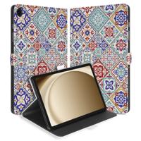 Book Case Hoesje met Standaard Tiles Color Samsung Galaxy Tab A11 Plus