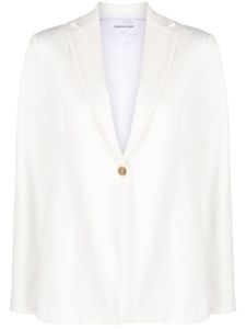 Fabiana Filippi blazer à capuche - Blanc