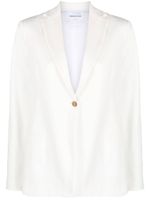 Fabiana Filippi blazer à capuche - Blanc