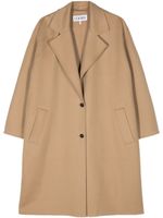 LOEWE manteau à simple boutonnage - Marron