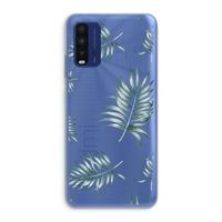 Simple leaves: Xiaomi Redmi 9T Transparant Hoesje