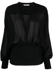 REV blouse à fronces - Noir