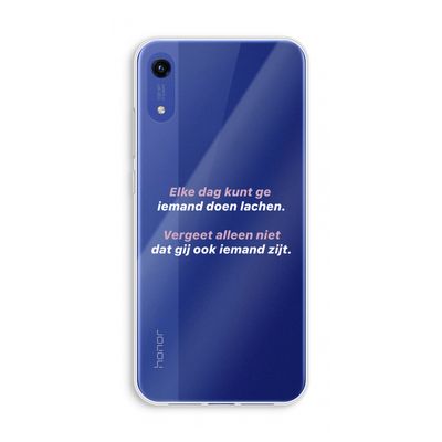 gij zijt ook iemand: Honor Play 8A Transparant Hoesje