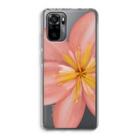 Pink Ellila Flower: Xiaomi Redmi Note 10 Pro Transparant Hoesje