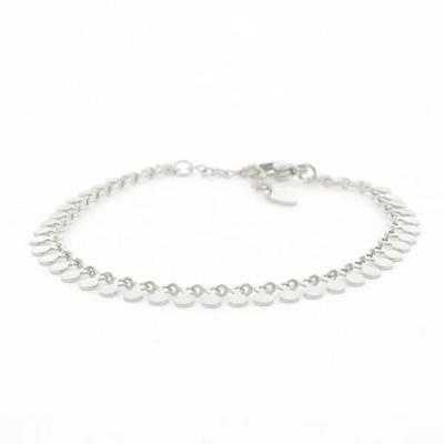 Kalli Armband Circles 2 mm Zilver