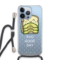 Avo Good Day: iPhone 13 Pro Transparant Hoesje met koord