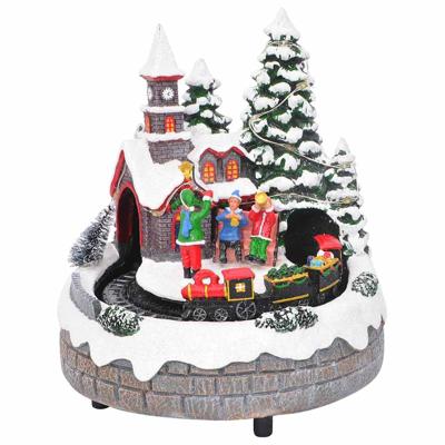 Kerst Tafeldecoratie Multikleur 16 x 16 x 19 cm Kunststof