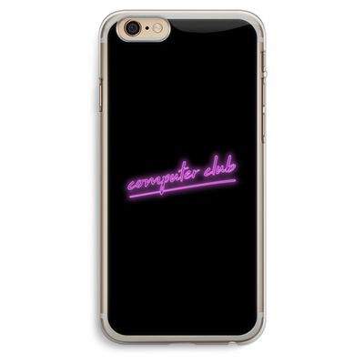 Vice Black: iPhone 6 Plus / 6S Plus Transparant Hoesje