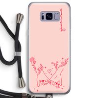 Best Friends: Samsung Galaxy S8 Plus Transparant Hoesje met koord