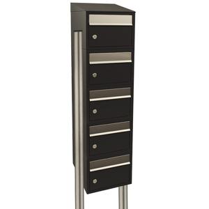 Stoer! Brickset 5-Hoog Met Dak Op Statief Zwart - 40215070_1x5ds