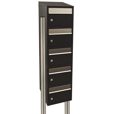 Stoer! Brickset 5-Hoog Met Dak Op Statief Zwart - 40215070_1x5ds