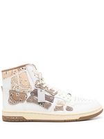 AMIRI baskets à empiècements contrastants - Blanc