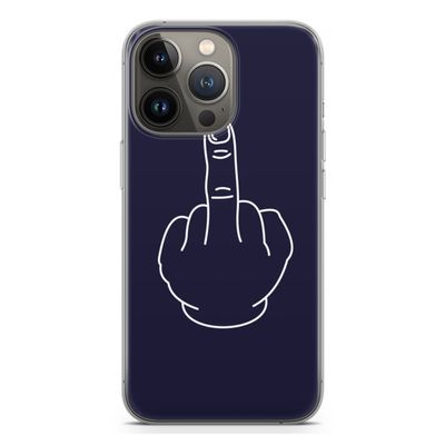 F**k U: iPhone 13 Pro Transparant Hoesje