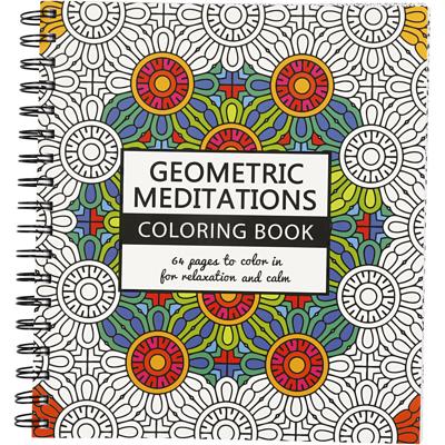 Creativ Company Kleurboek, geometric, afm 19,5x23 cm, aantal pagina&apos;s 64, 1 stuk