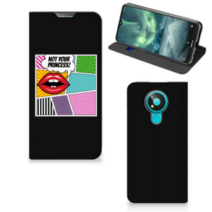 Nokia 3.4 Hippe Standcase Popart Princess