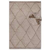 Vloerkleed Perrotin - Beige maat: 170x120cm - materiaal: Polyester - Dekbed-Discounter.nl