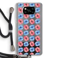 Klaproosjes: Xiaomi Poco X3 Pro Transparant Hoesje met koord